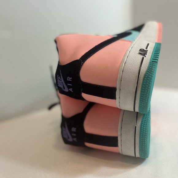 NIKE Have A Nike Day Air Force 1 High C12306-300 Pink/Green/Black Sz 9.5 - Picture 8 of 11